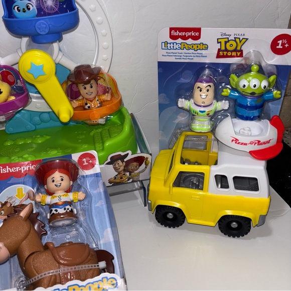 New Released Toy Story 4 Fisher-Price Little People Toy Story Set of 5 NIB - Picture 4 of 10